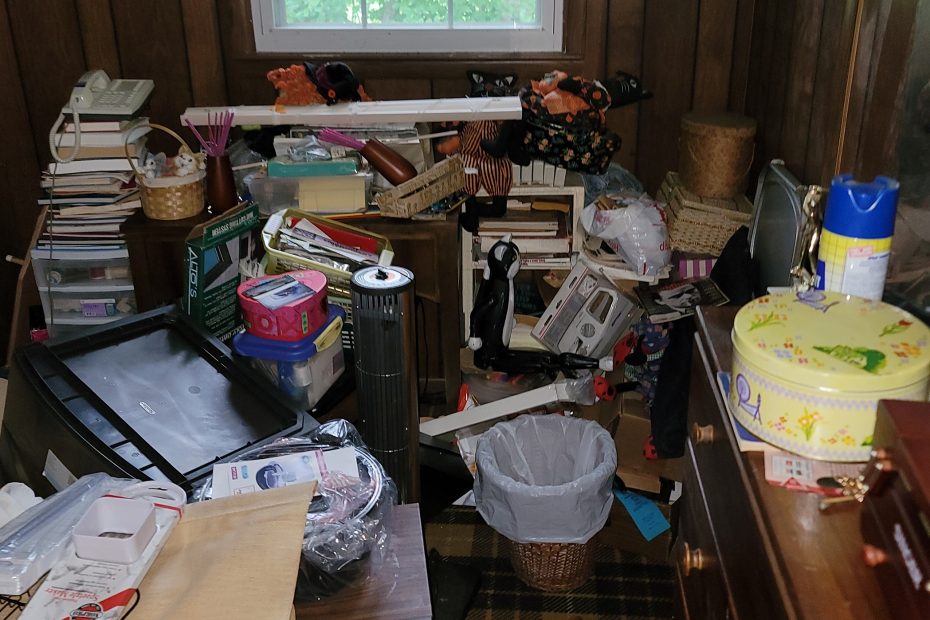 A hoarder's home