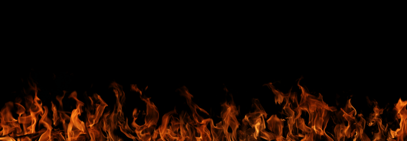 depiction of fire