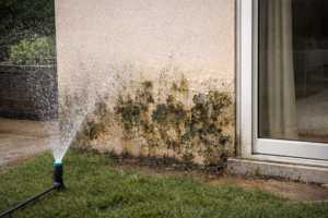 Yard water pipe leaking