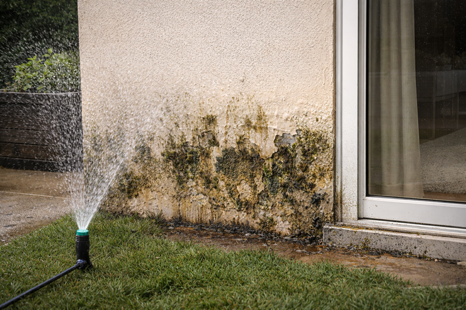 Yard water pipe leaking